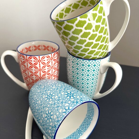 Set of 4 mugs by Vancasso - Picture 1 of 6